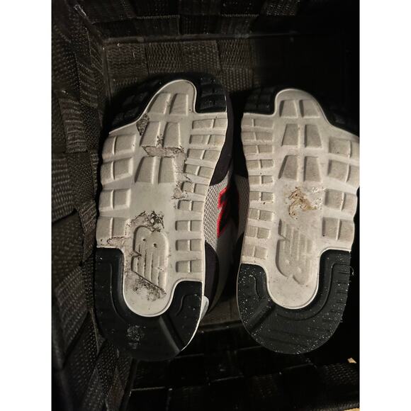 New Balance 515 Running Shoes Toddler Size 8 Gray Black Red Adjustable - Picture 9 of 10